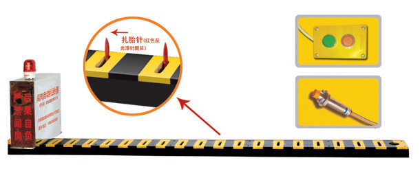 新泰市V3嵌入式闯岗自动扎胎器/阻车器